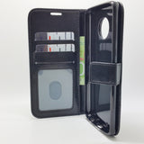 Motorola Moto G6 - Magnetic Wallet Card Holder Flip Stand Case Cover with Strap [Pro-Mobile]