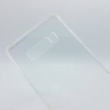 Samsung Galaxy Note 8 - Clear Transparent Silicone Phone Case With Dust Plug [Pro-Mobile]