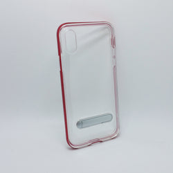 Apple iPhone X - Aluminum Bumper Frame Case with Kickstand