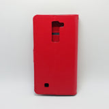 LG K7 - Magnetic Wallet Card Holder Flip Stand Case Cover [Pro-Mobile]