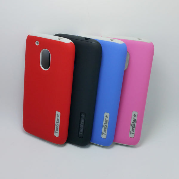 Motorola Moto G4 Play - TanStar Slim Hybrid Silicone Hard Dual-Layered Case [Pro-Mobile]