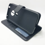 Motorola Moto E5 - Magnetic Wallet Card Holder Flip Stand Case Cover with Strap [Pro-Mobile]