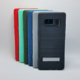 Samsung Galaxy Note 8 - Silicone Cover Case with Kickstand