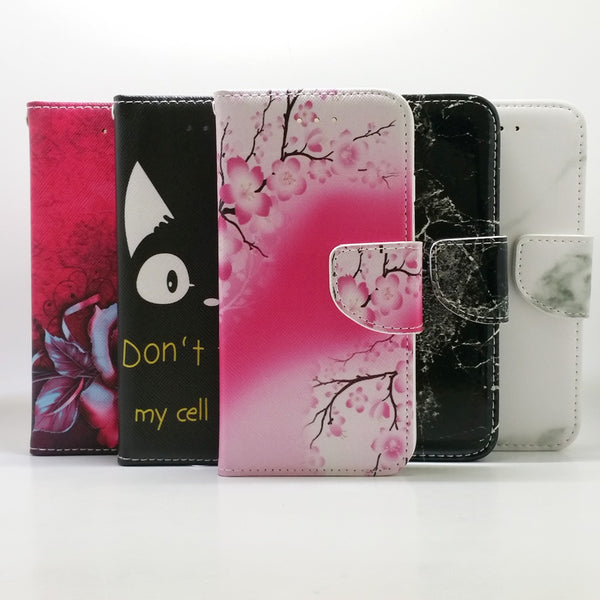 LG G6 - Magnetic Wallet Card Holder Flip Stand Case Cover with Design [Pro-Mobile]