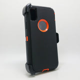 Apple iPhone X / XS - Heavy Duty Fashion Defender Case with Rotating Belt Clip [Pro-Mobile]