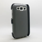 Samsung Galaxy S3 - Heavy Duty Fashion Defender Case with Rotating Belt Clip [Pro-Mobile]