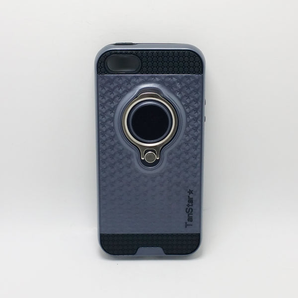 Apple iPhone 5 / 5S / SE - TanStar Magnet Enabled Case with Ring Kickstand