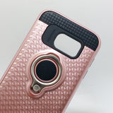 Samsung Galaxy S7 - TanStar Magnet Enabled Case with Ring Kickstand
