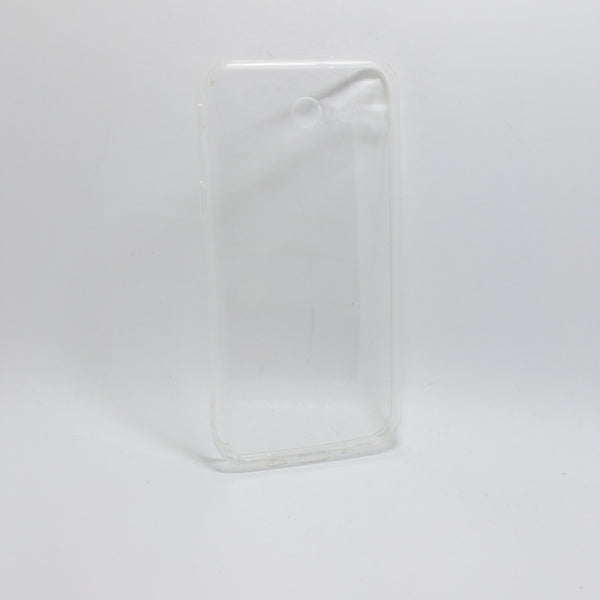 Samsung Galaxy J3 Prime 2017 - Clear Transparent Silicone Phone Case With Dust Plug [Pro-Mobile]
