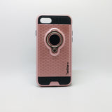 Apple iPhone 7 / 8 - TanStar Magnet Enabled Case with Ring Kickstand