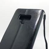 Samsung Galaxy Note 9 - Magnetic Wallet Card Holder Flip Stand Case with Strap [Pro-Mobile]