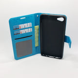 Alcatel A50 - Magnetic Wallet Card Holder Flip Stand Case Cover with Strap [Pro-Mobile]