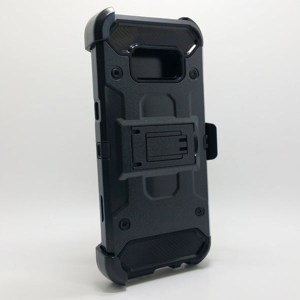Samsung Galaxy S8 - Heavy Duty Transformer Case with Rotating Belt Clip [Pro-Mobile]