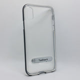 Apple iPhone X - TanStar Aluminum Bumper Frame Case with Kickstand