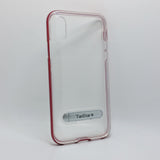 Apple iPhone X - TanStar Aluminum Bumper Frame Case with Kickstand