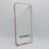 Apple iPhone X - TanStar Aluminum Bumper Frame Case with Kickstand