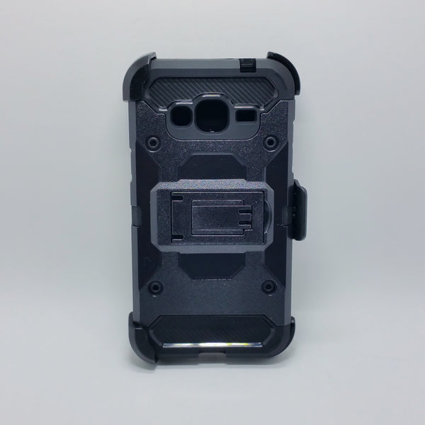 Samsung J3 - Heavy Duty Transformer Case with Rotating Belt Clip [Pro-Mobile]