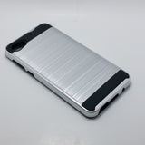 Alcatel A50 - Shockproof Slim Dual Layer Brush Metal Case Cover [Pro-Mobile]