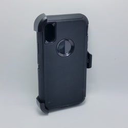 Apple iPhone X / XS - Heavy Duty Fashion Defender Case with Rotating Belt Clip [Pro-Mobile]