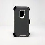 Samsung Galaxy S9 Plus - Heavy Duty Fashion Defender Case with Rotating Belt Clip [Pro-Mobile]