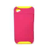 Apple iPhone 4 / 4S - Pink Hard Case With Kickstand