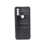 Motorola Moto G Pure / G Power 2022 / G Play 2023 - Shockproof Slim Dual Layer Brush Metal Case Cover [Pro-Mobile]