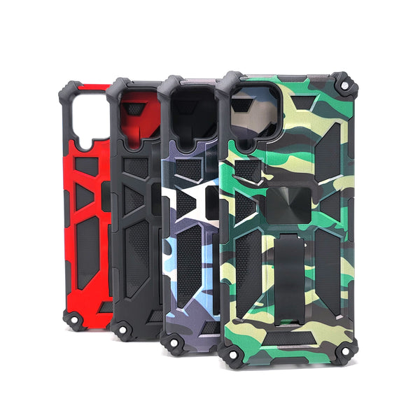 Samsung Galaxy A12 - Kyiv Camo Magnet Enabled Case with Ring Kickstand [Pro-Mobile]