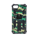 Apple iPhone 6 / 6S / 7 / 8 / SE 2020 / SE 2022 - Kyiv Camo Magnet Enabled Case with Ring Kickstand [Pro-Mobile]