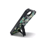 Apple iPhone 6 / 6S / 7 / 8 / SE 2020 / SE 2022 - Kyiv Camo Magnet Enabled Case with Ring Kickstand [Pro-Mobile]
