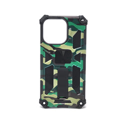 Apple iPhone 13 Pro Max - Kyiv Camo Magnet Enabled Case with Ring Kickstand [Pro-Mobile]