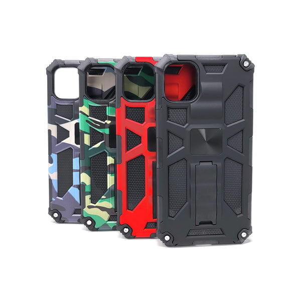 Apple iPhone 11 - Kyiv Camo Magnet Enabled Case with Ring Kickstand [Pro-Mobile]