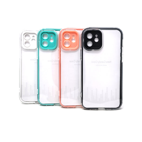 Apple iPhone 12 - Candy Case Shockproof Silicone Bumper Frame Case [Pro-Mobile]