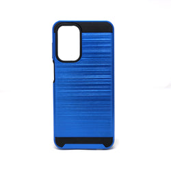 Samsung Galaxy A23 4G - Shockproof Slim Dual Layer Brush Metal Case Cover [Pro-Mobile]