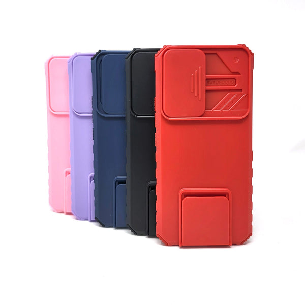 Samsung Galaxy S22 Plus - Stand Up Case with Camera Shield and Kickstand [Pro-Mobile]