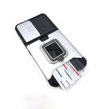 Samsung Galaxy S22 Plus - Secure Card Holder Magnet Enabled Case with Ring Kickstand