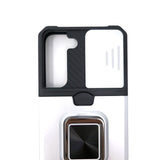 Samsung Galaxy S22 - Secure Card Holder Magnet Enabled Case with Ring Kickstand