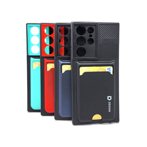 Samsung Galaxy S22 Ultra - Cardcaptor Case with Credit Card Holder Case [Pro-Mobile]