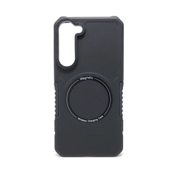 Samsung Galaxy S21 FE - Magnetic RING Charging Reinforced Corners Case with Wireless Charging [Pro-M]