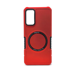 Samsung Galaxy S20 FE - Magnetic RING Charging Reinforced Corners Case with Wireless Charging [Pro-M]