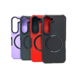 Samsung Galaxy S23 - Magnetic RING Charging Reinforced Corners Case with Wireless Charging [Pro-M]
