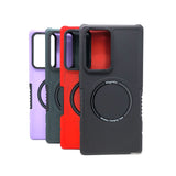 Samsung Galaxy S23 Ultra - Magnetic RING Charging Reinforced Corners Case with Wireless Charging [Pro-M]