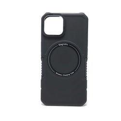 Apple iPhone 14 - Magnetic RING Charging Reinforced Corners Case with Wireless Charging [Pro-M]