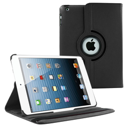 Apple iPad Mini 1 / 2 / 3 - 360 Rotating Leather Stand Case Smart Cover [Pro-Mobile]