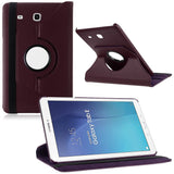 Samsung Galaxy Tab E 8" - 360 Rotating Leather Stand Case Smart Cover [Pro-Mobile]