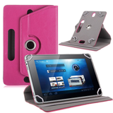 Universal 7" Tablet - 360 Rotating Leather Stand Case Smart Cover [Pro-Mobile]