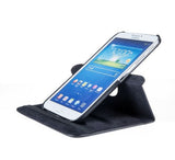 Samsung Galaxy Tab 3 8"- 360 Rotating Leather Stand Case Smart Cover [Pro-Mobile]