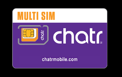 Chatr Mobile Multi SIM Card