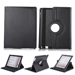 Apple iPad 2 / 3 / 4 - 360 Rotating Leather Stand Case Smart Cover [Pro-Mobile]