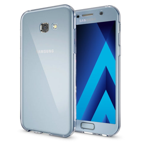 Samsung Galaxy A5 2017 - Clear Transparent Silicone Phone Case With Dust Plug [Pro-Mobile]