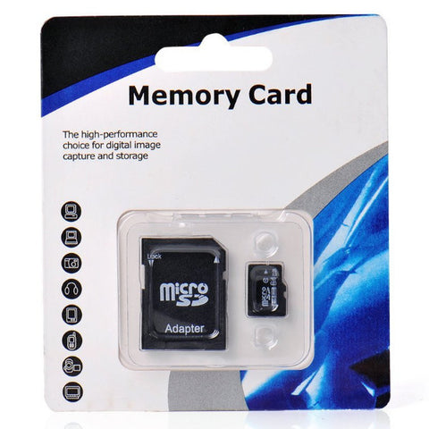Micro SDHC - 16GB TF Flash Memory with SD Adapter